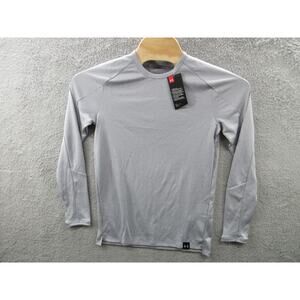 NWT Under Armour UA Mens Small Lighter Longer Long Sleeve Crew Neck T-Shirt